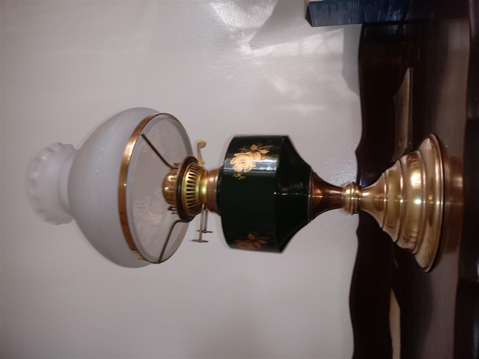 duplex oil lamp made in england