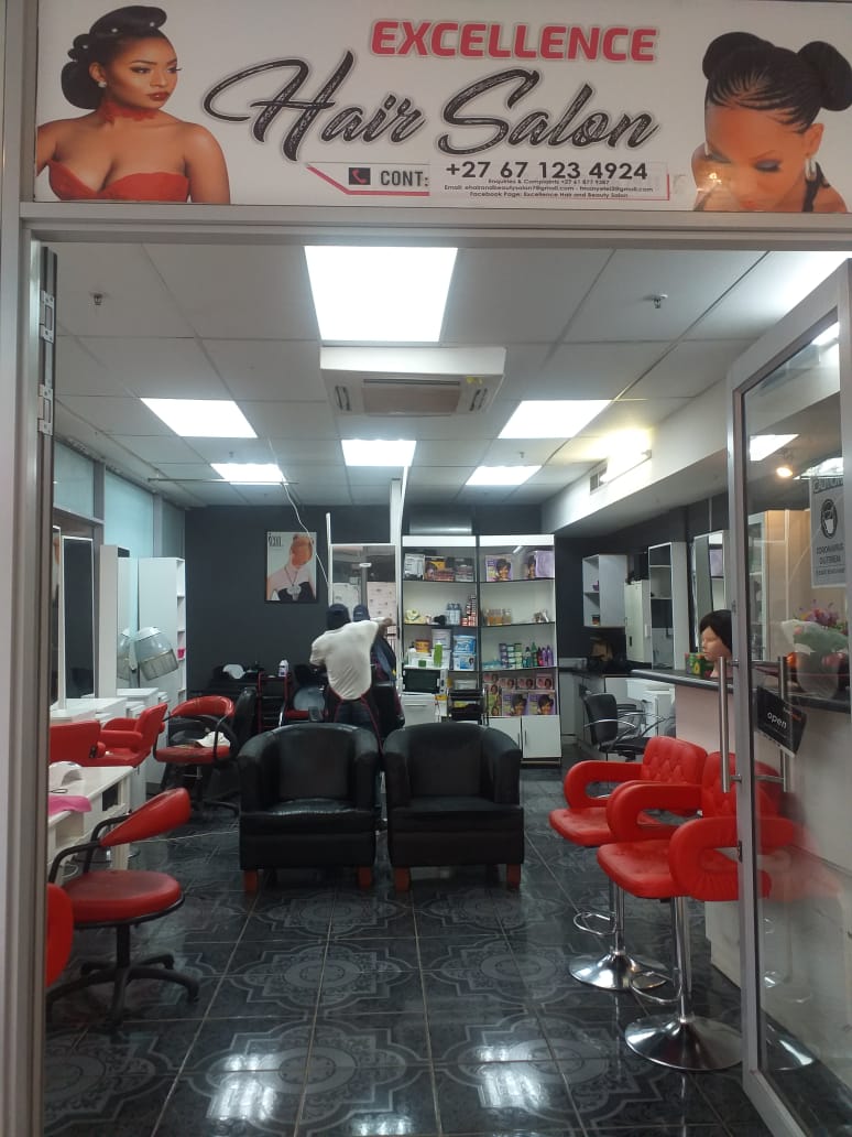 African Hair and Beauty Salon in a Shopping center, in Pretoria north for sale 