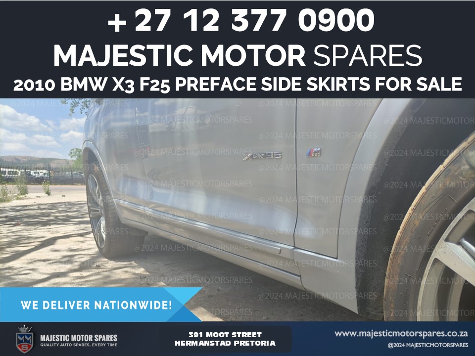 2010 BMW X3 F25 preface side skirts for sale - Private Seller