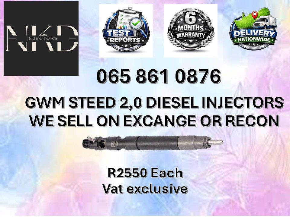 GWM INJECTORS FOR SALE IN GAUTENG | RECON | WARRANTY - Private Seller GWM INJECTORS FOR SALE IN GAUTENG | RECON | WARRANTY - Private Seller