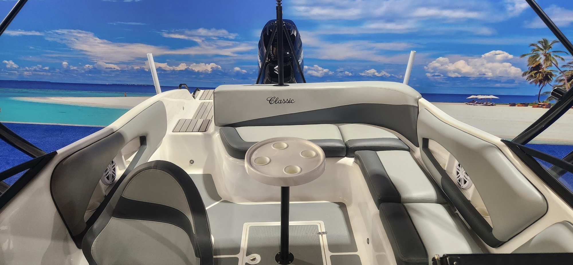 CLASSIC 230 ON TRAILER 300 HP SUZUKI 4 STROKE 2024 MODEL 19 HOUR