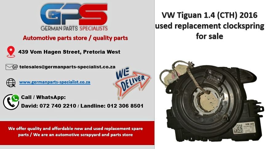 VW Tiguan 1.4 (CTH) 2016 used replacement clockspring/ slipring / steering angle sensor for sale - Private Seller VW Tiguan 1.4 (CTH) 2016 used replacement clockspring/ slipring / steering angle sensor for sale - Private Seller