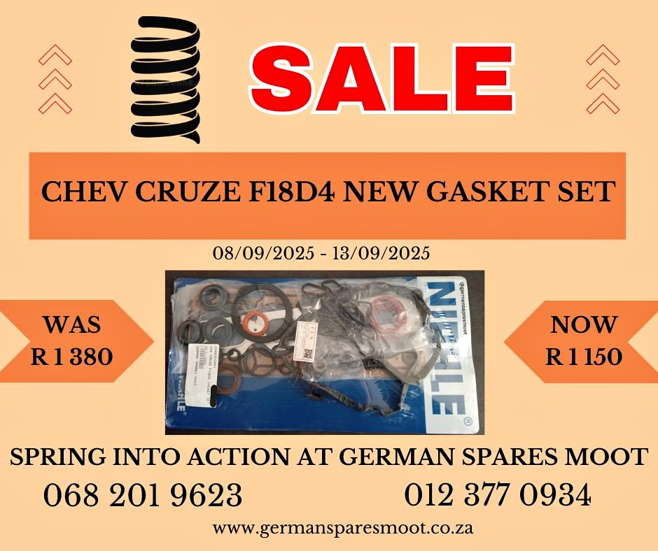 Chev Cruze F18D4 New Gasket Set - Private Seller Chev Cruze F18D4 New Gasket Set - Private Seller