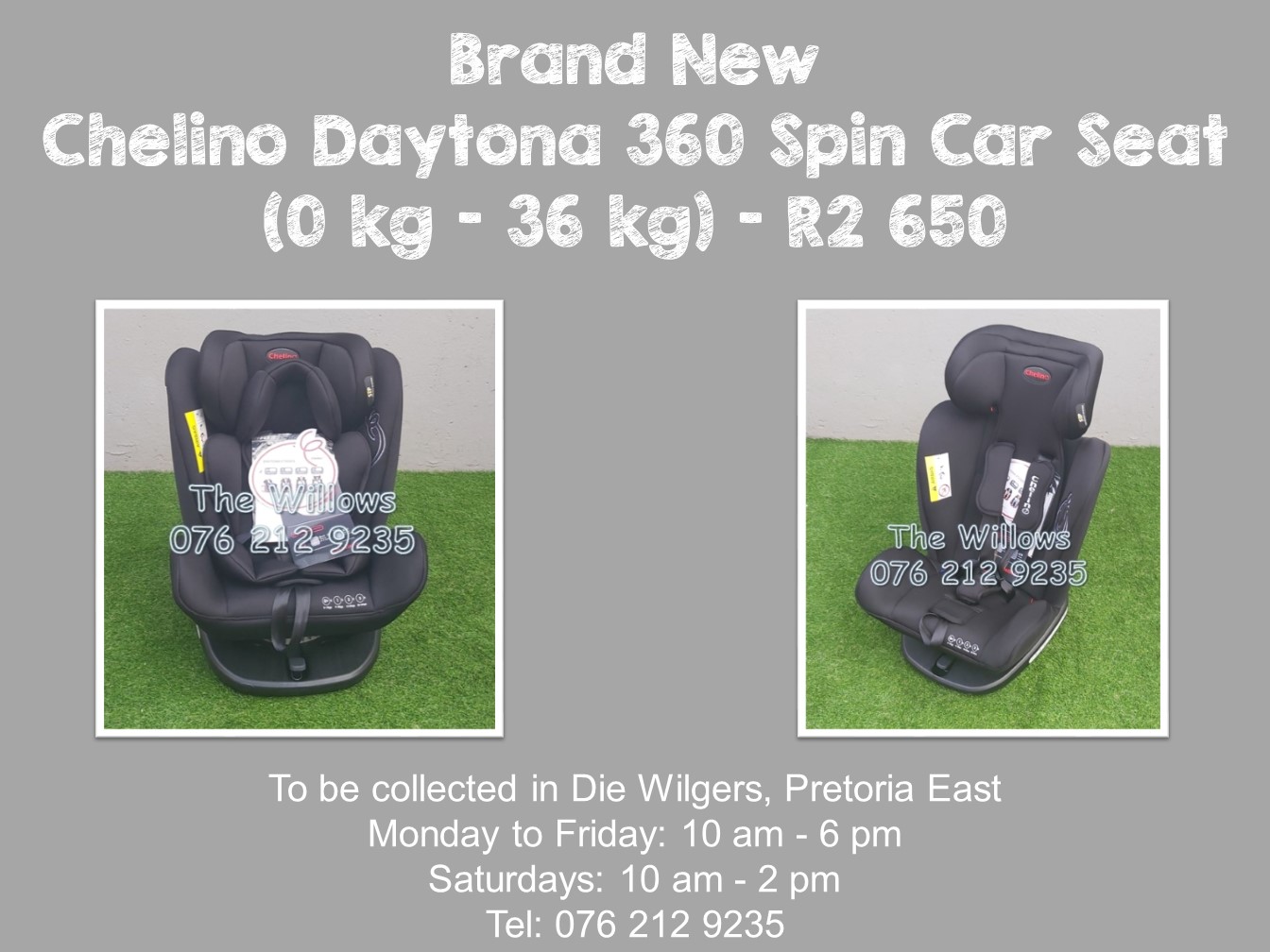 chelino daytona car seat