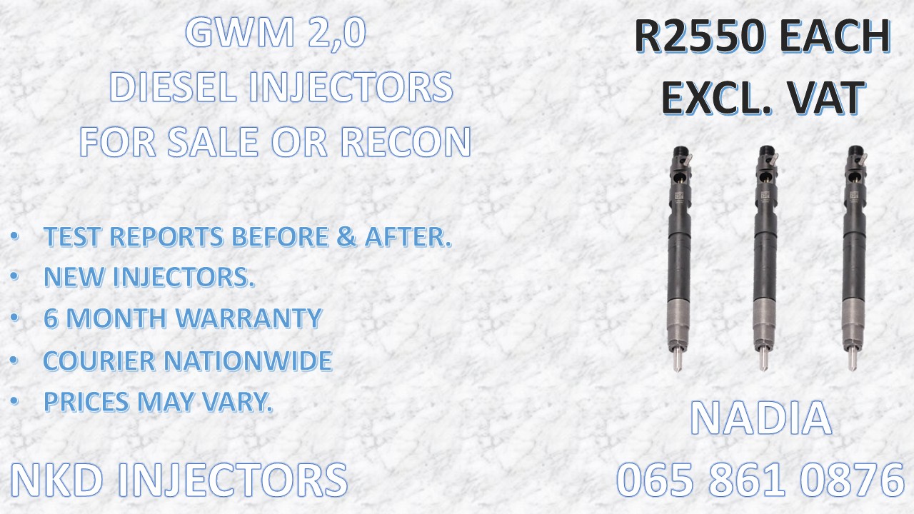 DIESEL INJECTORS FOR SALE FOR GWM 2.0 DELPHI - Private Seller DIESEL INJECTORS FOR SALE FOR GWM 2.0 DELPHI - Private Seller