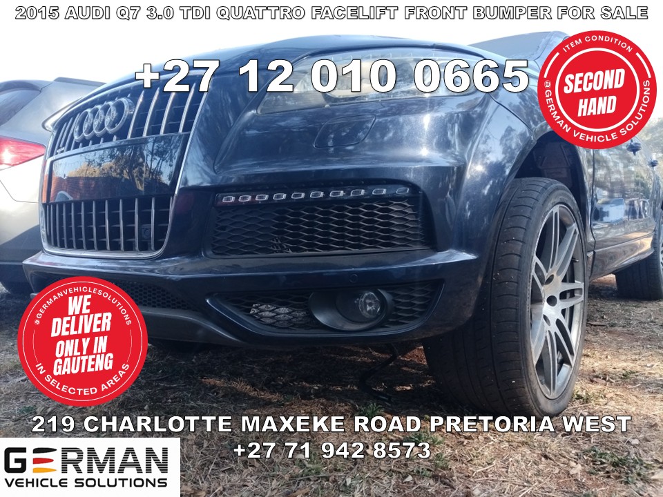 Audi Q7 3.0 tdi quattro facelift front bumper for sale - Private Seller Audi Q7 3.0 tdi quattro facelift front bumper for sale - Private Seller