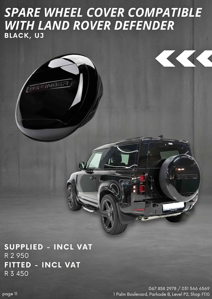 Spare Wheel Cover compatible with Land Rover Defender - Fitted - Private Seller Spare Wheel Cover compatible with Land Rover Defender - Fitted - Private Seller