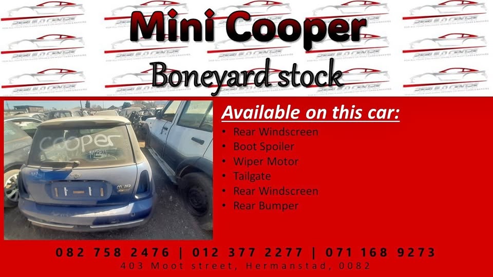 Mini Cooper stripping for spares. - Private Seller Mini Cooper stripping for spares. - Private Seller