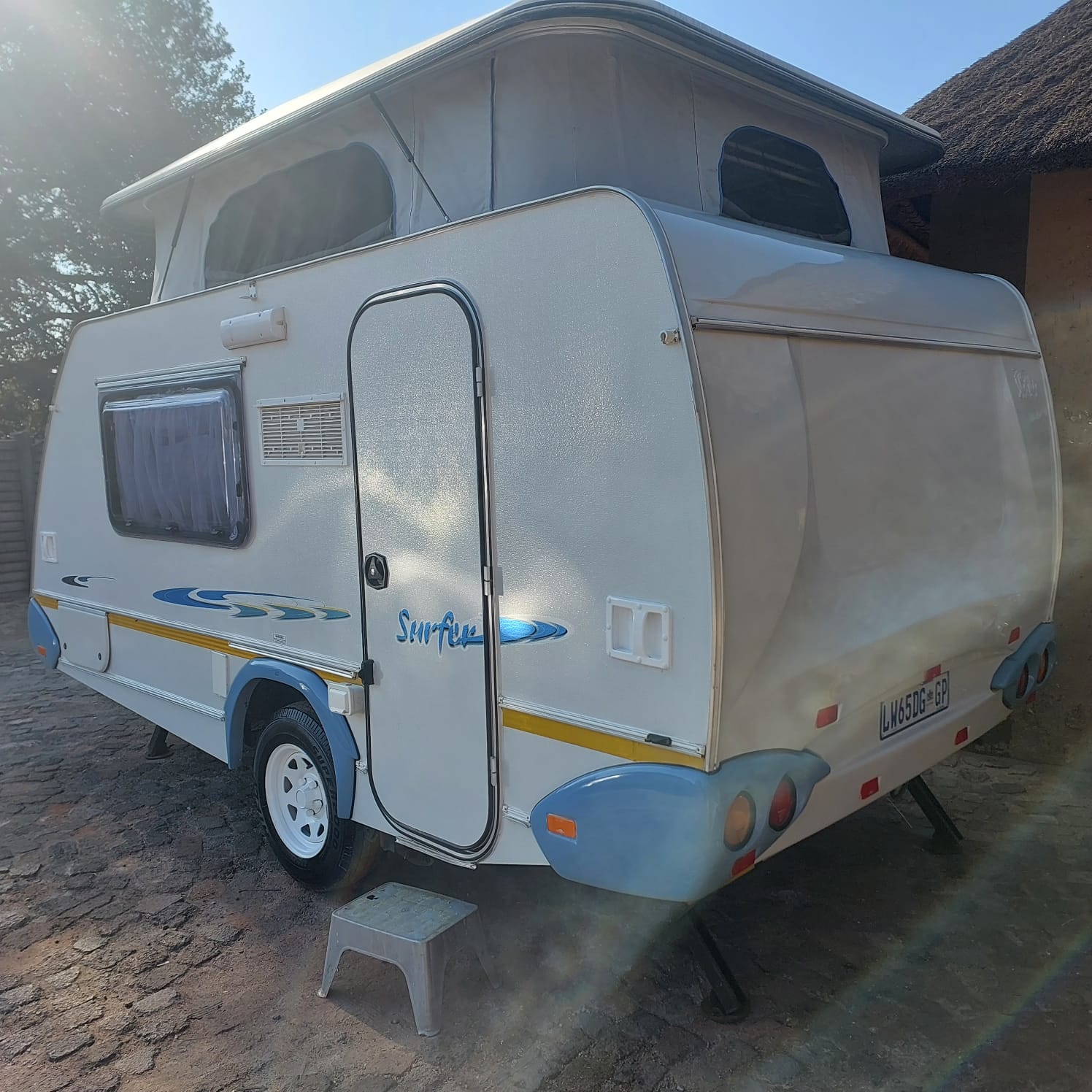 Surfer Sprite 2007 Sprite Surfer deluxe caravan. With caravan movers fitted | Junk ...