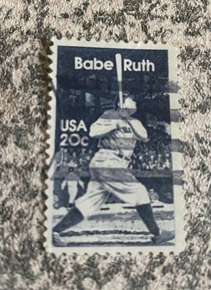 Stamp - Babe Ruth USA 20 cent stamp.