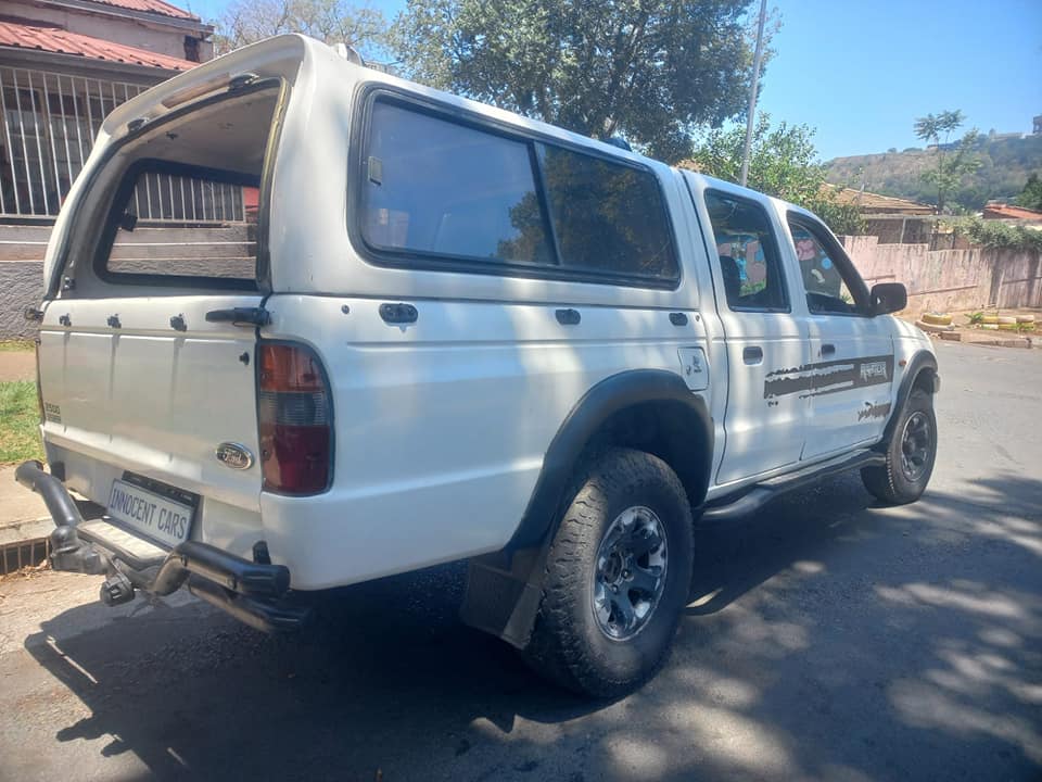 2007 FORD RANGER DOUBLE CAB.5 DIESEL, MANUAL 4X4, WHITE COLOR, MILEAGE 120000KMS