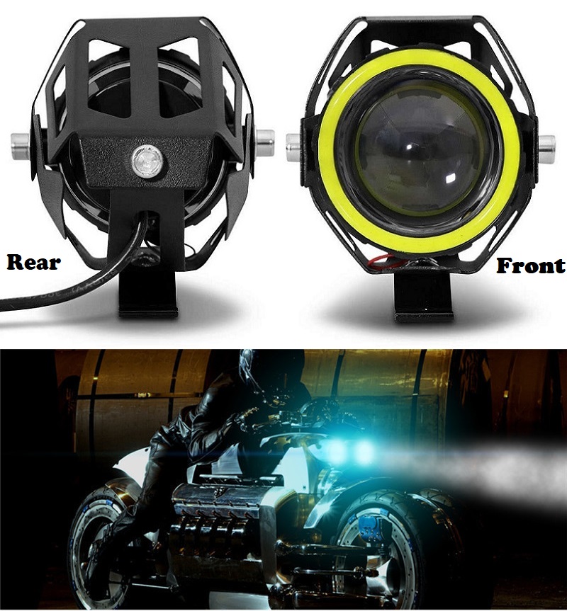 LED Angel Eye Spotlights, Devil Eye Universal Auxiliary Halo Ring Spotlights. Brand New Products.