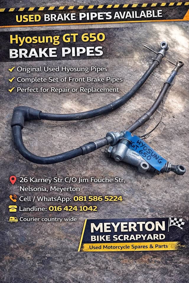 Hyosung GT 650 brake pipe - Private Seller Hyosung GT 650 brake pipe - Private Seller