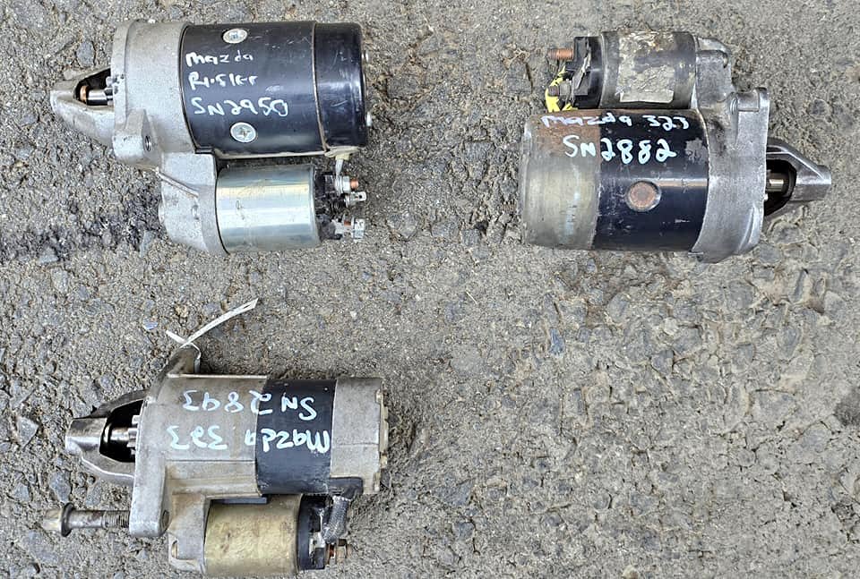 Mazda Rustler and Mazda 323 Starters For Sale Good Condition - Private Seller Mazda Rustler and Mazda 323 Starters For Sale Good Condition - Private Seller