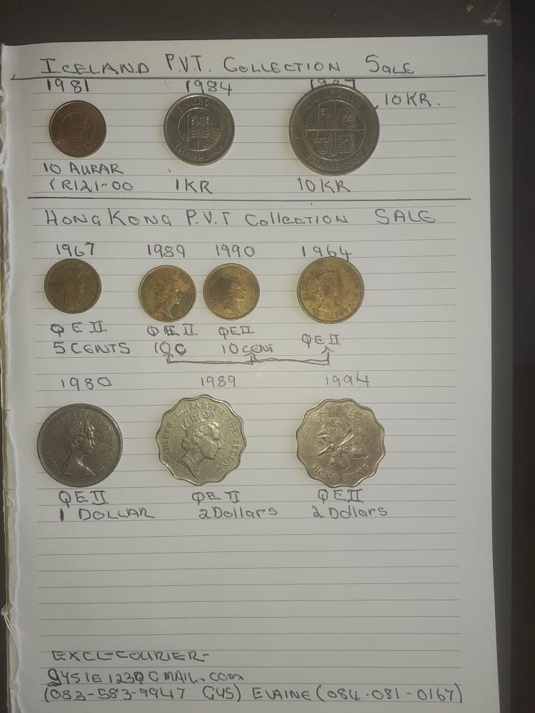 P.v.t coin collection P.v.t coin collection