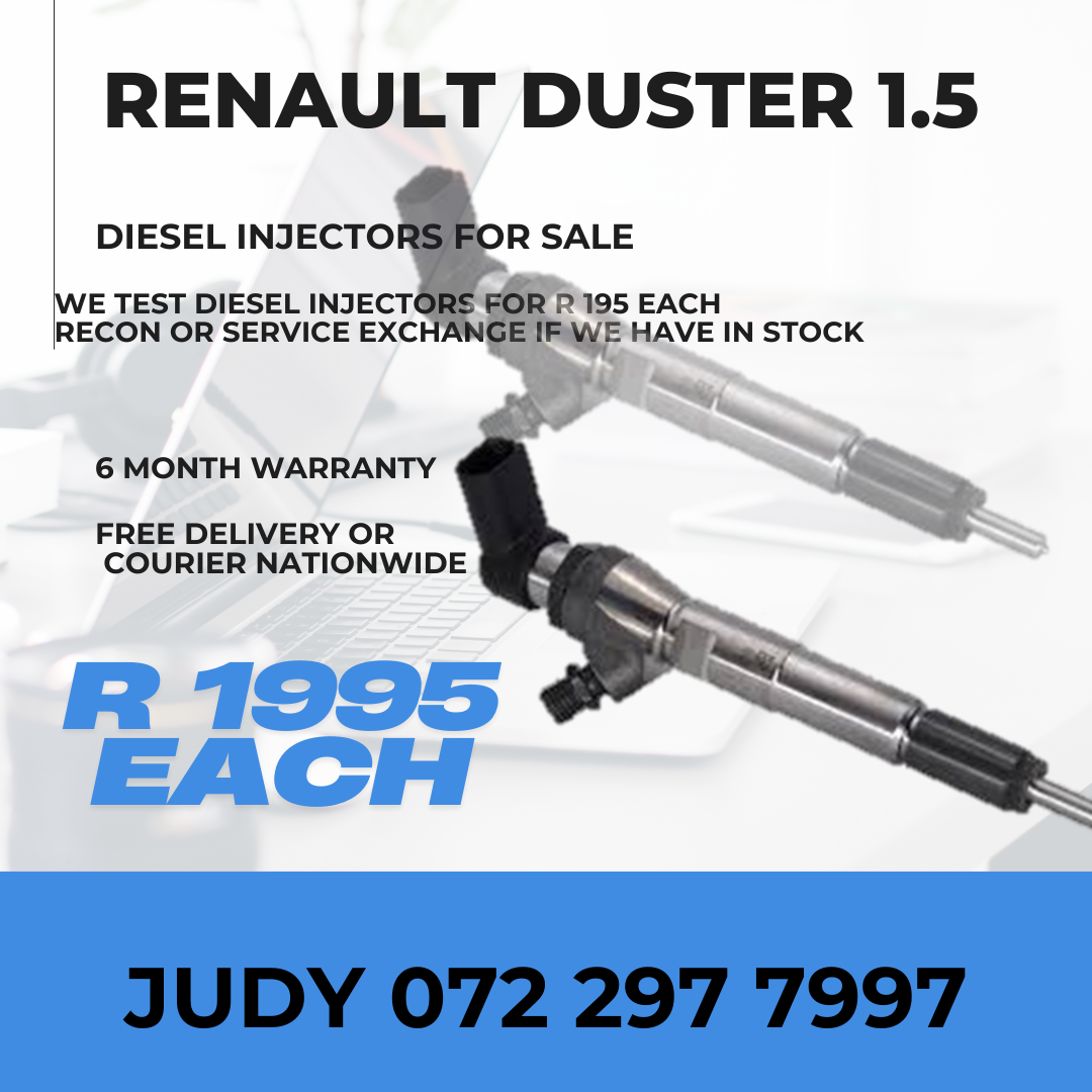 Renault Duster 1.5 Diesel Injectors for sale on service exchange or to recon - Private Seller