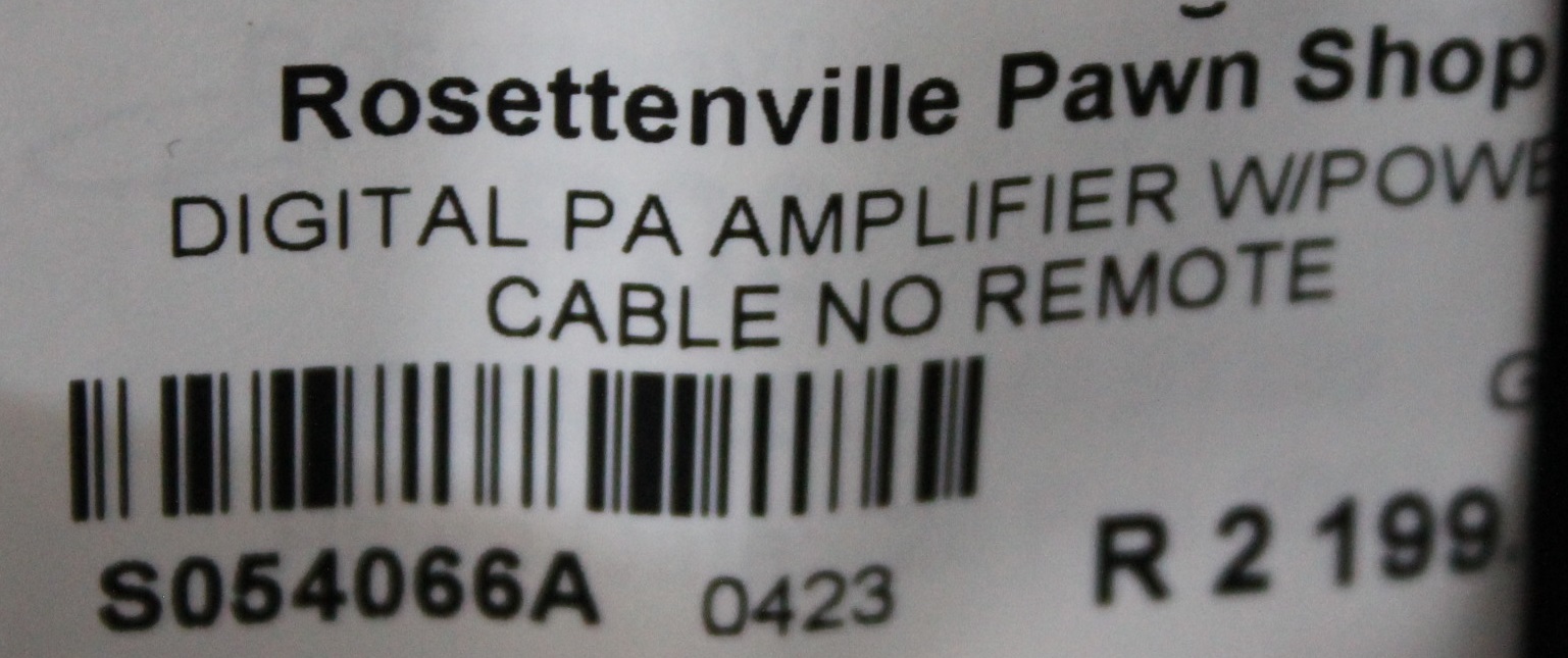Digital amplifier S054066A