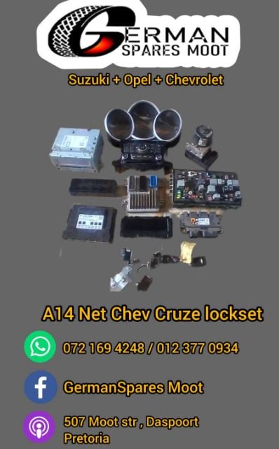 A14NET / CHEV CRUZE USED LOCKSET