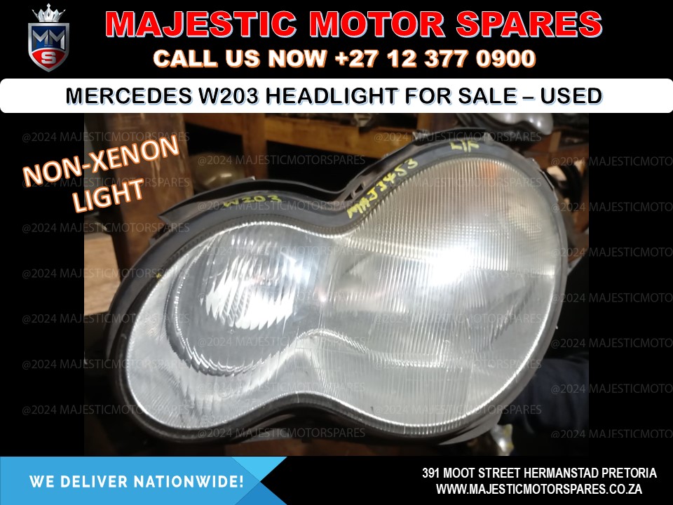 Mercedes Benz W203 Preface Headlight (Non-xenon) for Sale - Used - Private Seller Mercedes Benz W203 Preface Headlight (Non-xenon) for Sale - Used - Private Seller