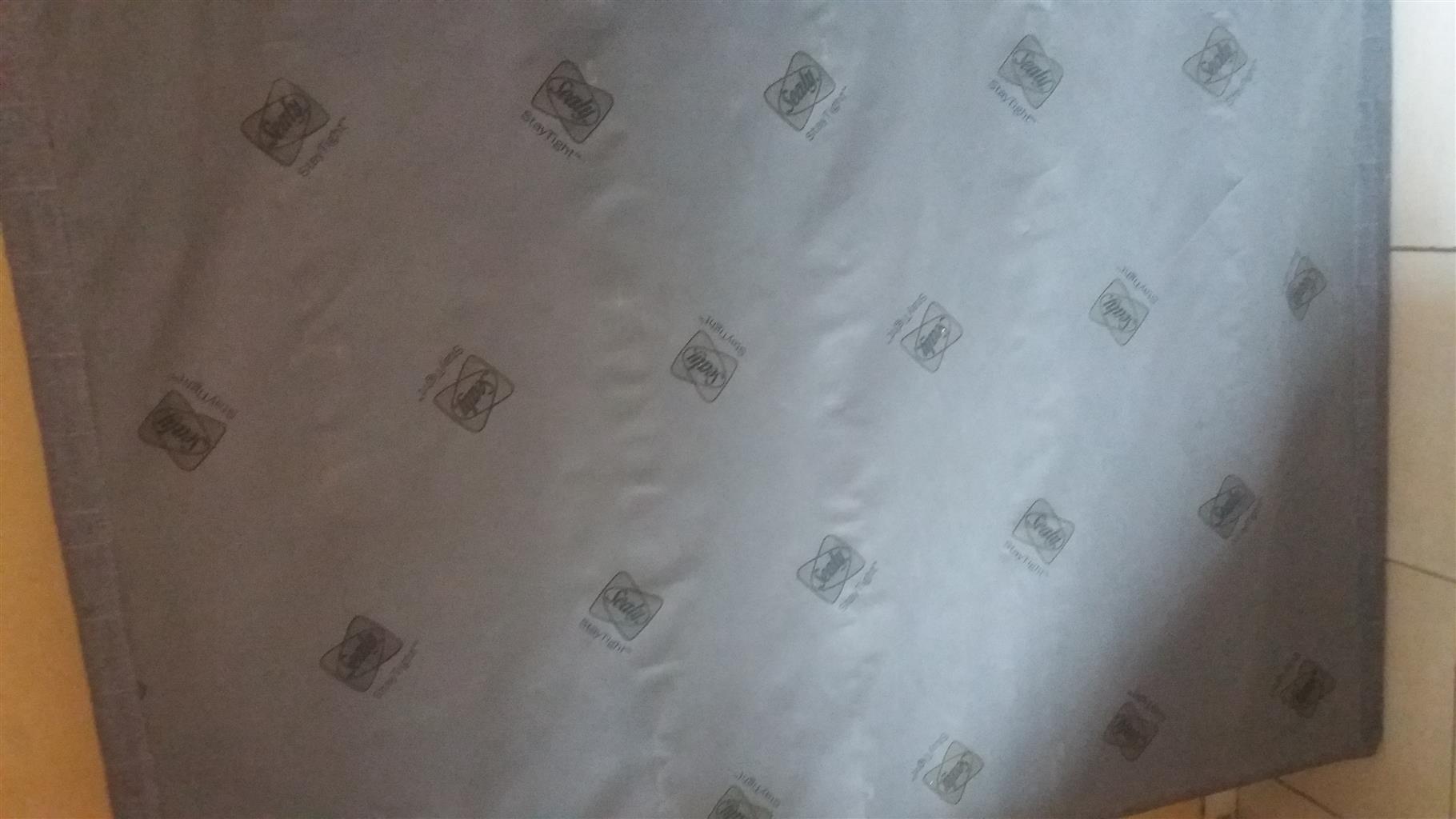 Fairly used sealy double base+mattress for sale.