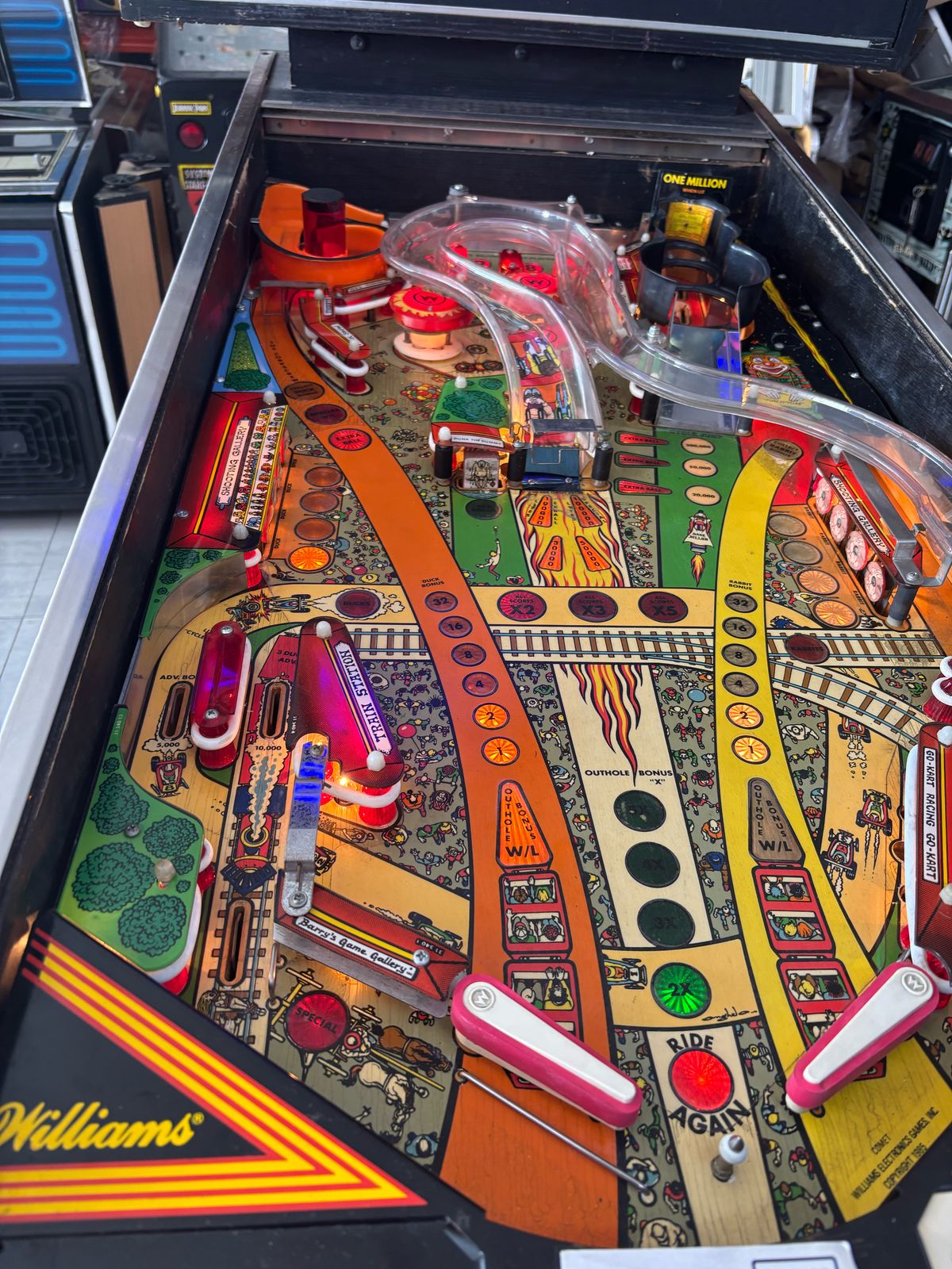 Comet Pinball Machine for Sale