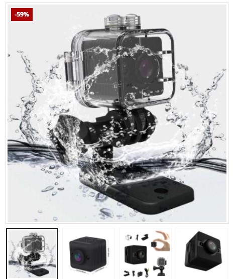 Mini Waterproof Spy Camera for sale