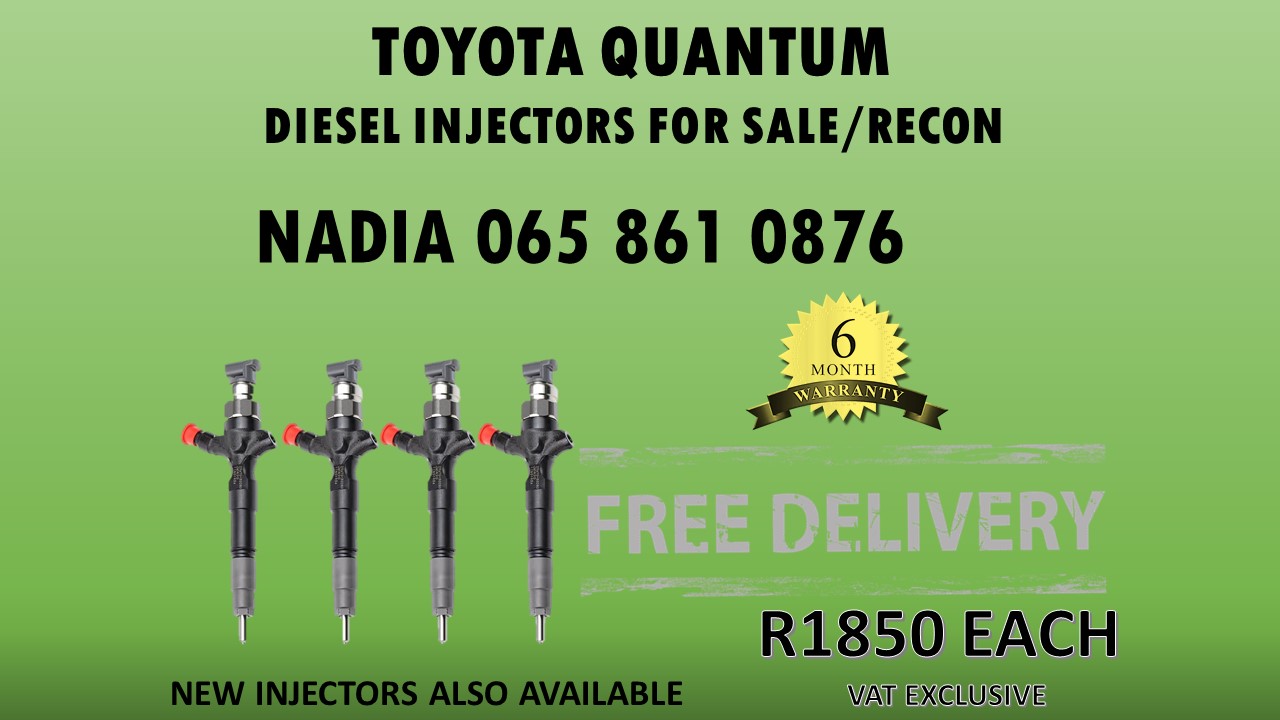 DIESEL INJECTORS FOR SALE FOR TOYOTA QUANTUM - Private Seller DIESEL INJECTORS FOR SALE FOR TOYOTA QUANTUM - Private Seller