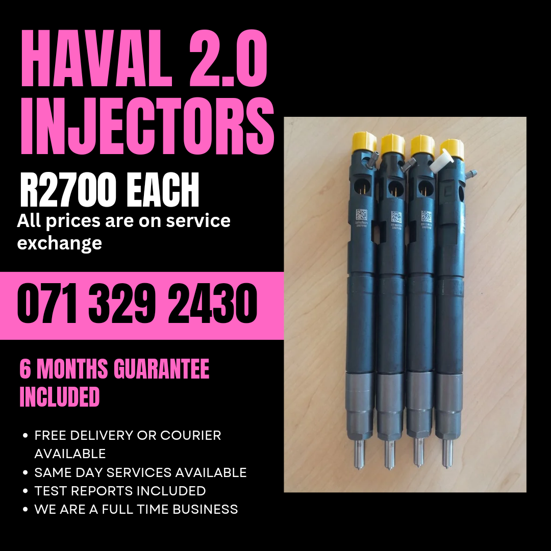 HAVAL 2.0 INJECTORS FOR SALE WITH WARRANTY - Private Seller HAVAL 2.0 INJECTORS FOR SALE WITH WARRANTY - Private Seller