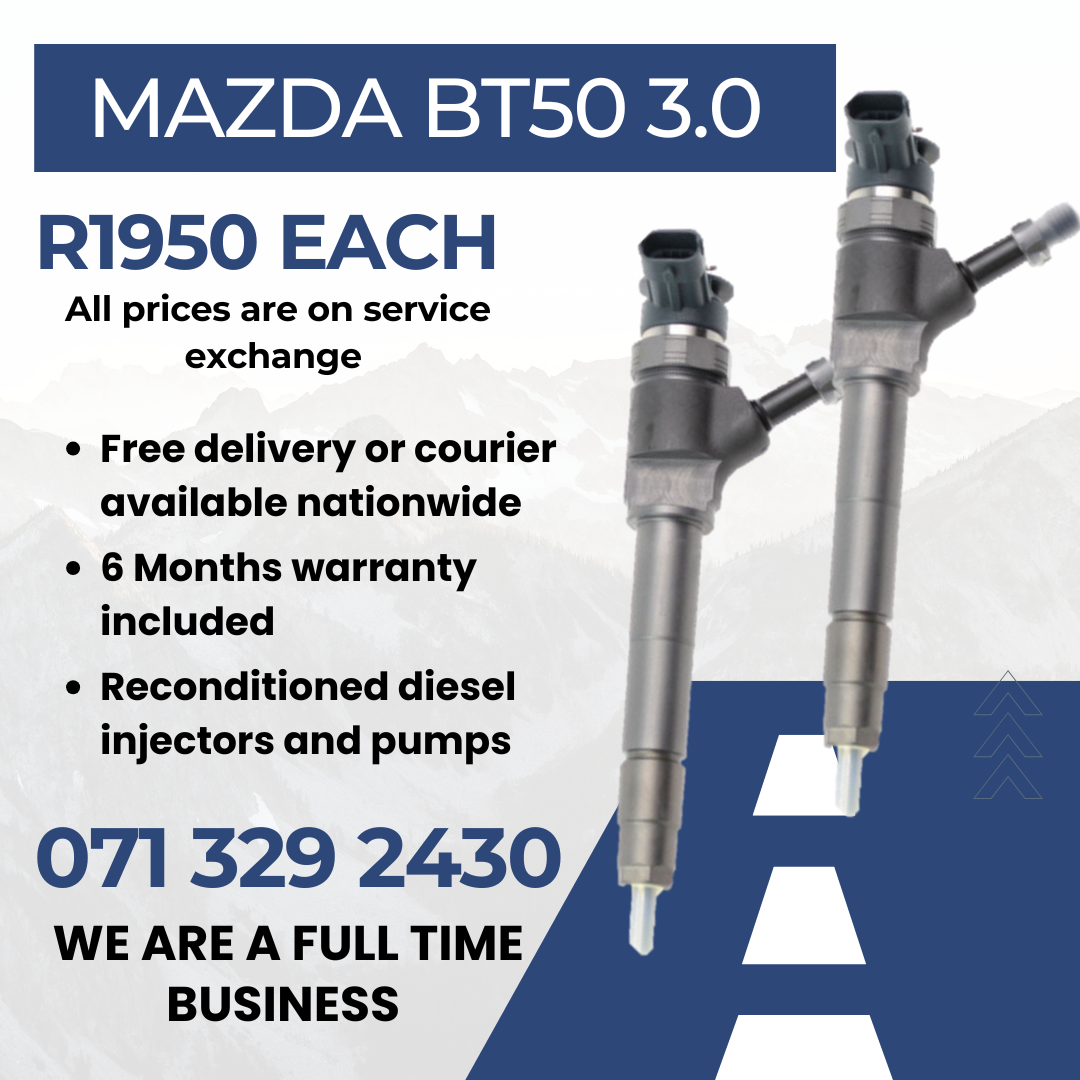 MAZDA BT50 3.0 INJECTORS FOR SALE WITH WARRANTY - Private Seller MAZDA BT50 3.0 INJECTORS FOR SALE WITH WARRANTY - Private Seller