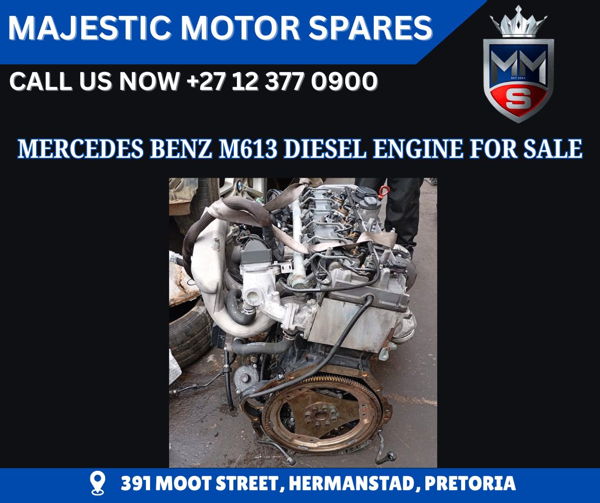Mercedes-Benz M613 3.2L Turbo Diesel Engine – Used - Private Seller Mercedes-Benz M613 3.2L Turbo Diesel Engine – Used - Private Seller
