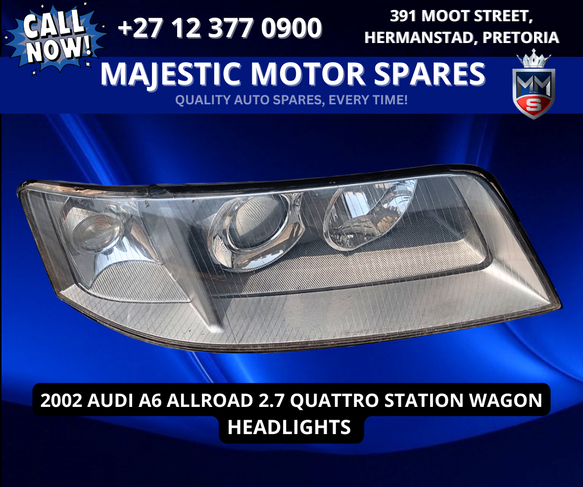 2002 Audi A6 Allroad 2.7 Quattro Headlights For Sale - Private Seller