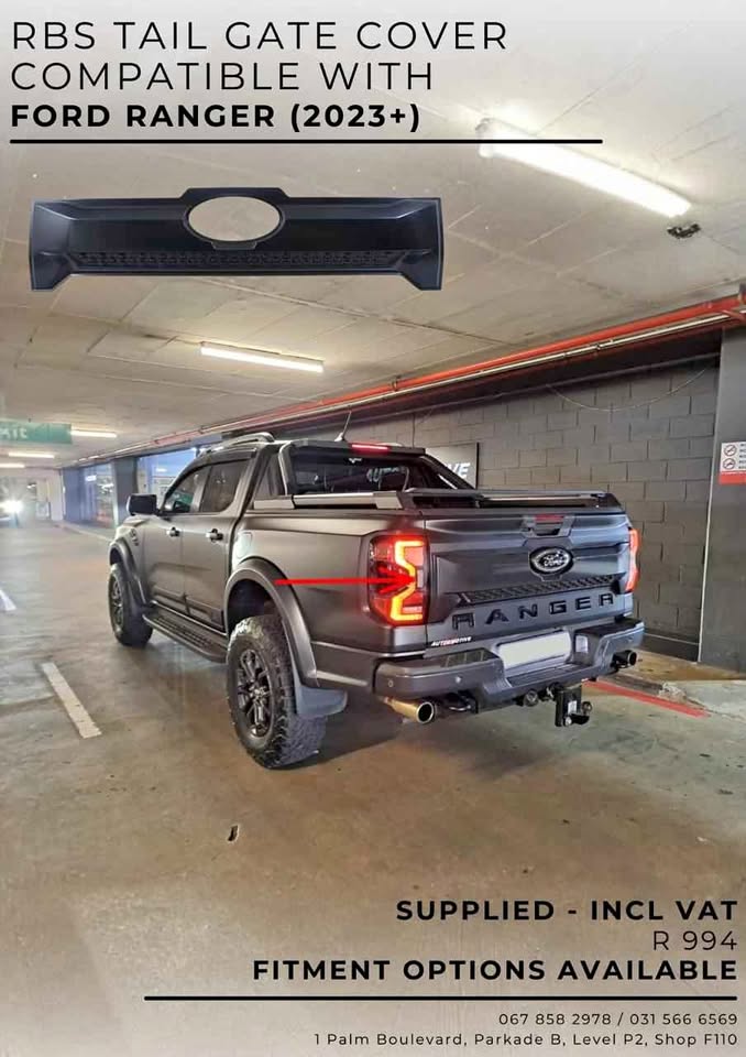 RBS TAIL GATE COVER COMPATIBLE WITH FORD RANGER 2023+ - Private Seller RBS TAIL GATE COVER COMPATIBLE WITH FORD RANGER 2023+ - Private Seller