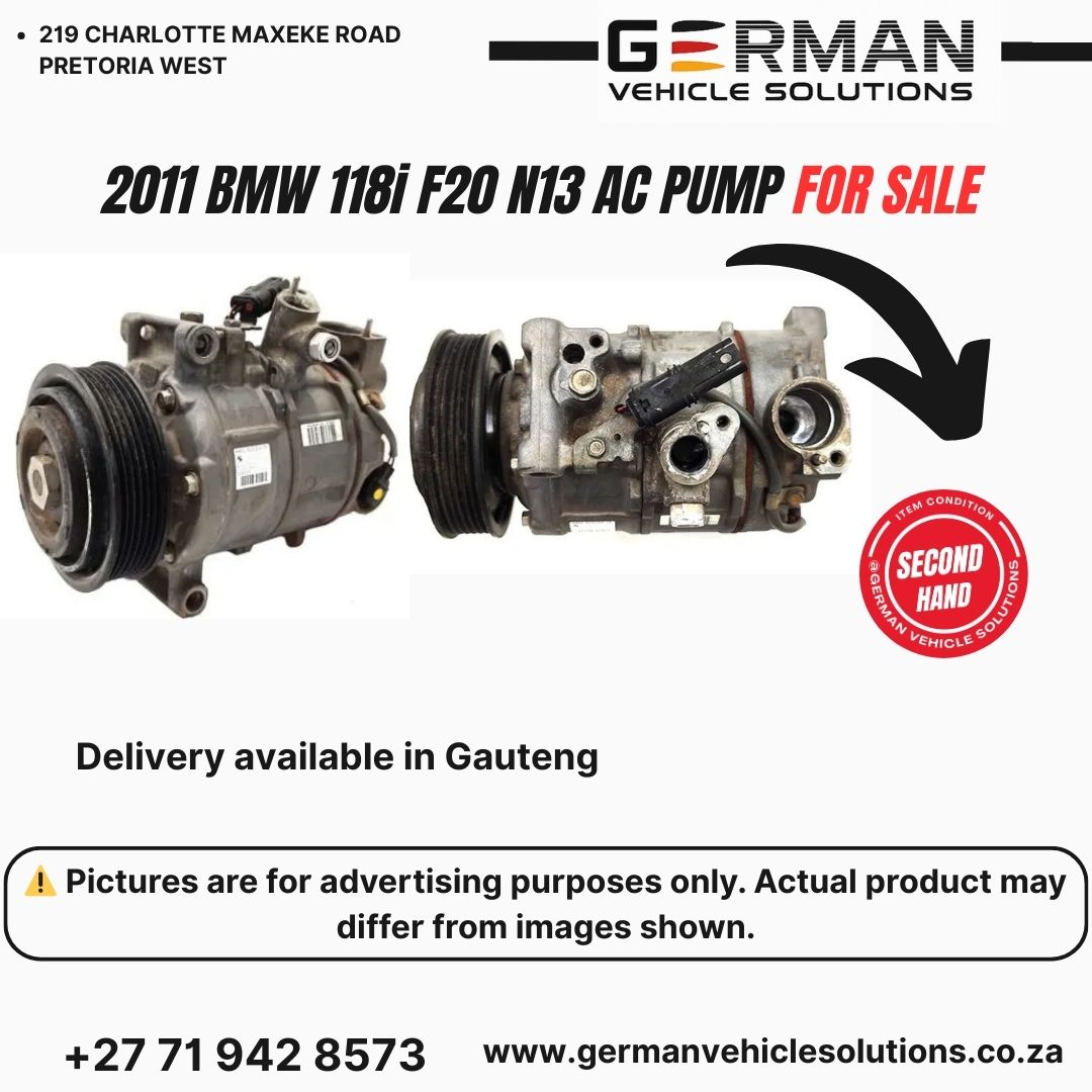 2011 BMW 118i f20 n13 aircon pump for sale - Private Seller 2011 BMW 118i f20 n13 aircon pump for sale - Private Seller