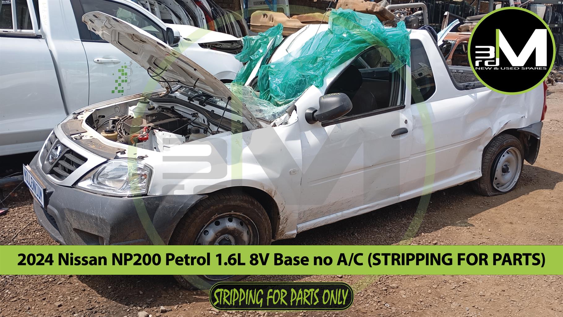 2024 Nissan NP200 Petrol 1.6L 8V (STRIPPING FOR PARTS) MV0788 - Private Seller 2024 Nissan NP200 Petrol 1.6L 8V (STRIPPING FOR PARTS) MV0788 - Private Seller