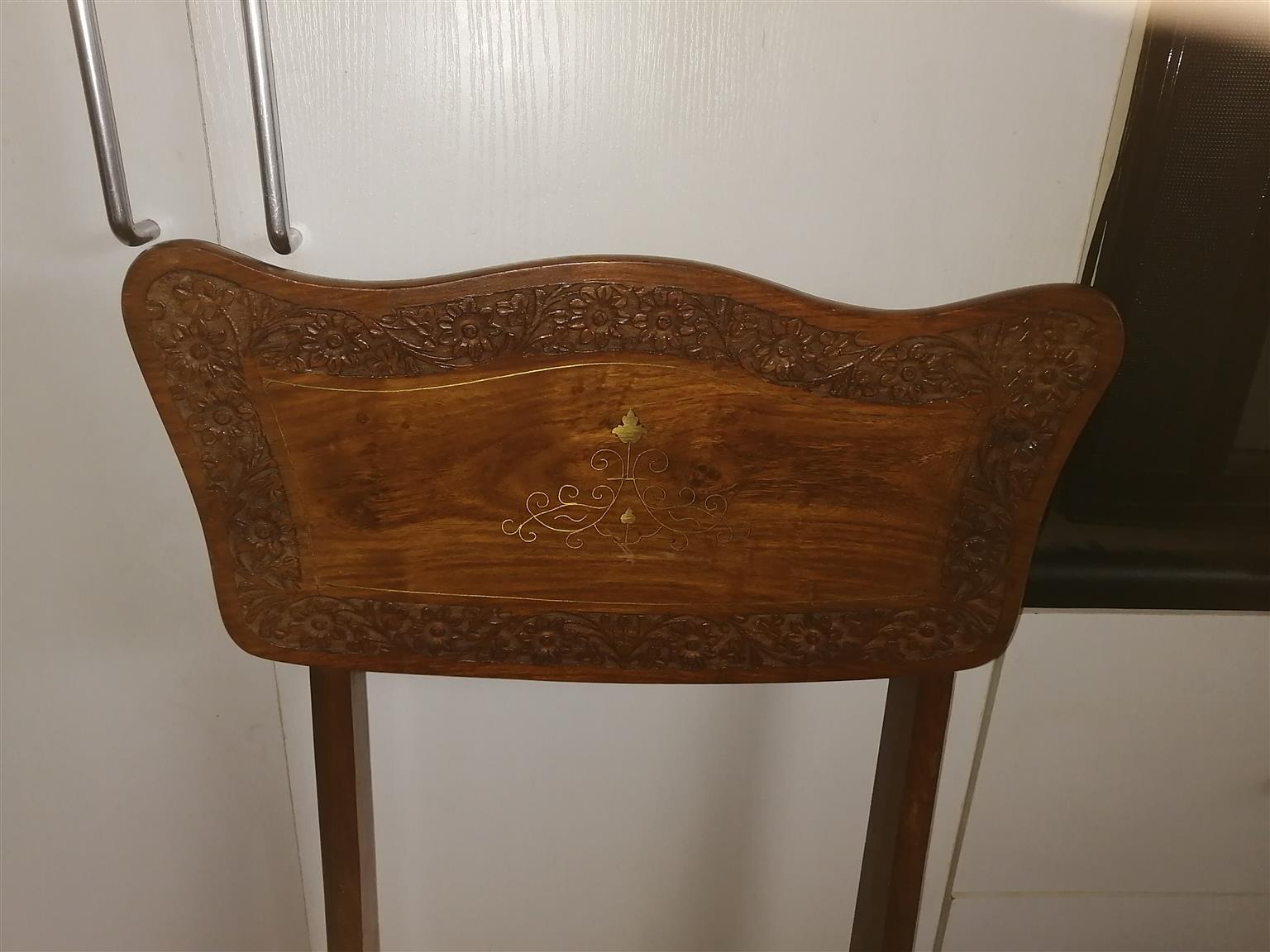 WOODEN CHAIRS: 1 x 1902, 1 x 1940/50s & 1 x 1970s ANTIQUE PIECES WOODEN CHAIRS: 1 x 1902, 1 x 1940/50s & 1 x 1970s ANTIQUE PIECES