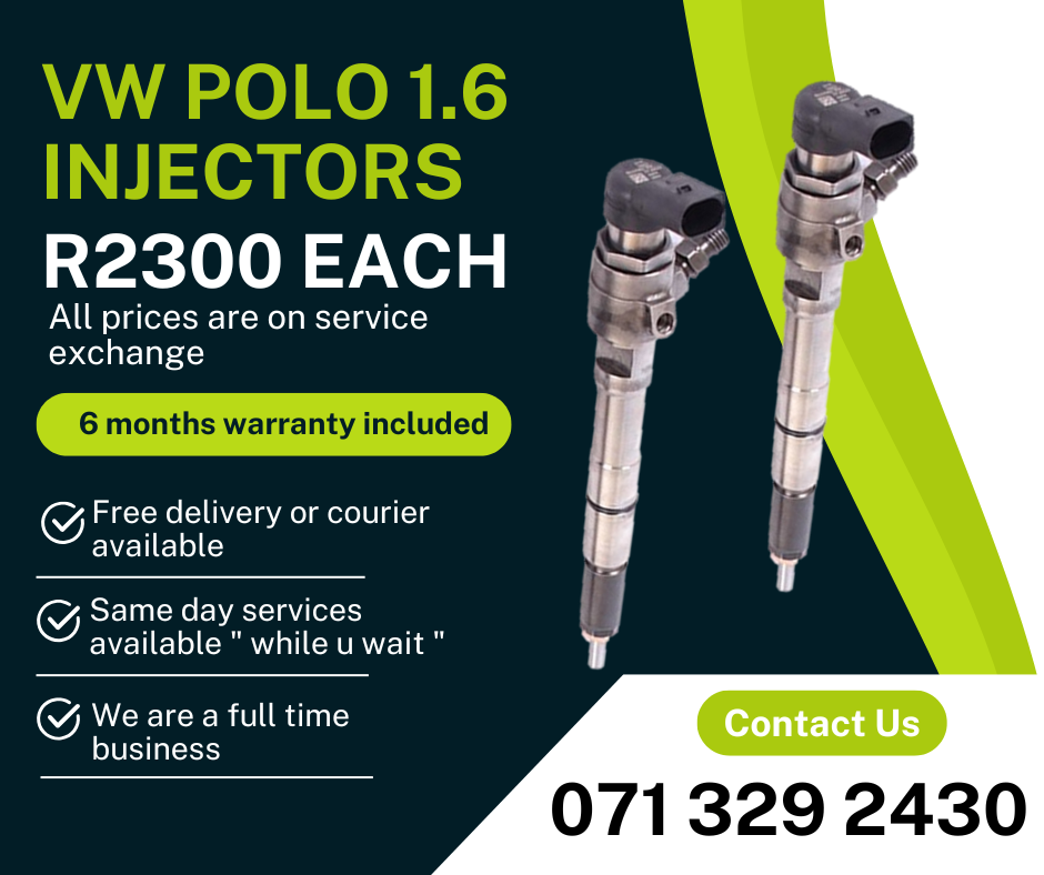 VW POLO 1.6 DIESEL INJECTORS FOR SALE WITH WARRANTY - Private Seller VW POLO 1.6 DIESEL INJECTORS FOR SALE WITH WARRANTY - Private Seller