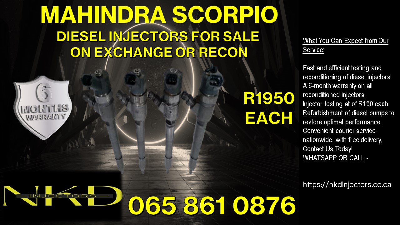 MAHINDRA SCORPIO 2.2 DIESEL INJECTORS FOR SALE OR EXCHANGE - Private Seller