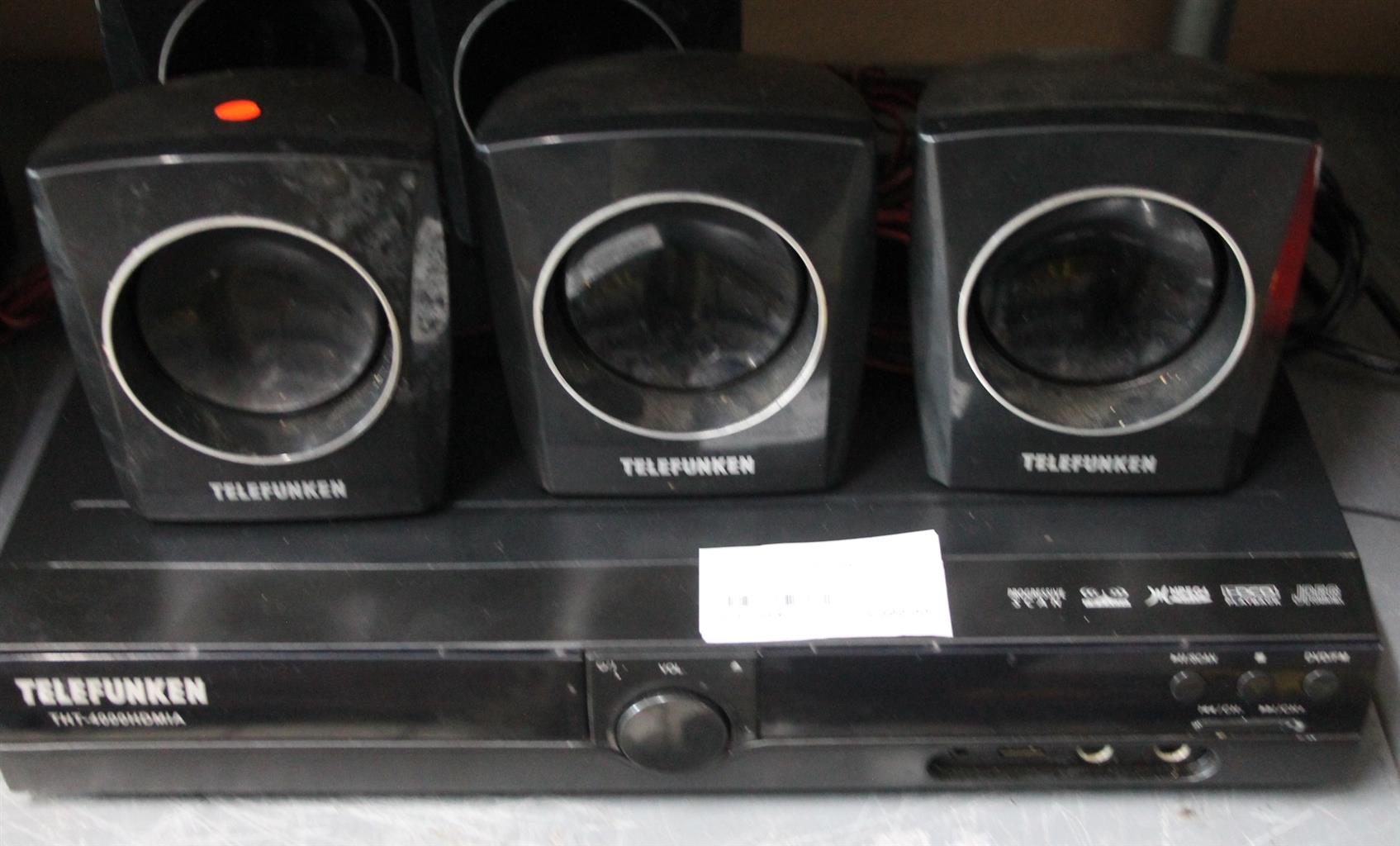 Telefunken dvd player with speakers S054065A #Rosettenvillepawnshop Telefunken dvd player with speakers S054065A #Rosettenvillepawnshop