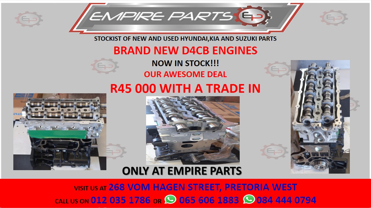 BRAND NEW D4CB ENGINE NOW IN STOCK - Private Seller BRAND NEW D4CB ENGINE NOW IN STOCK - Private Seller