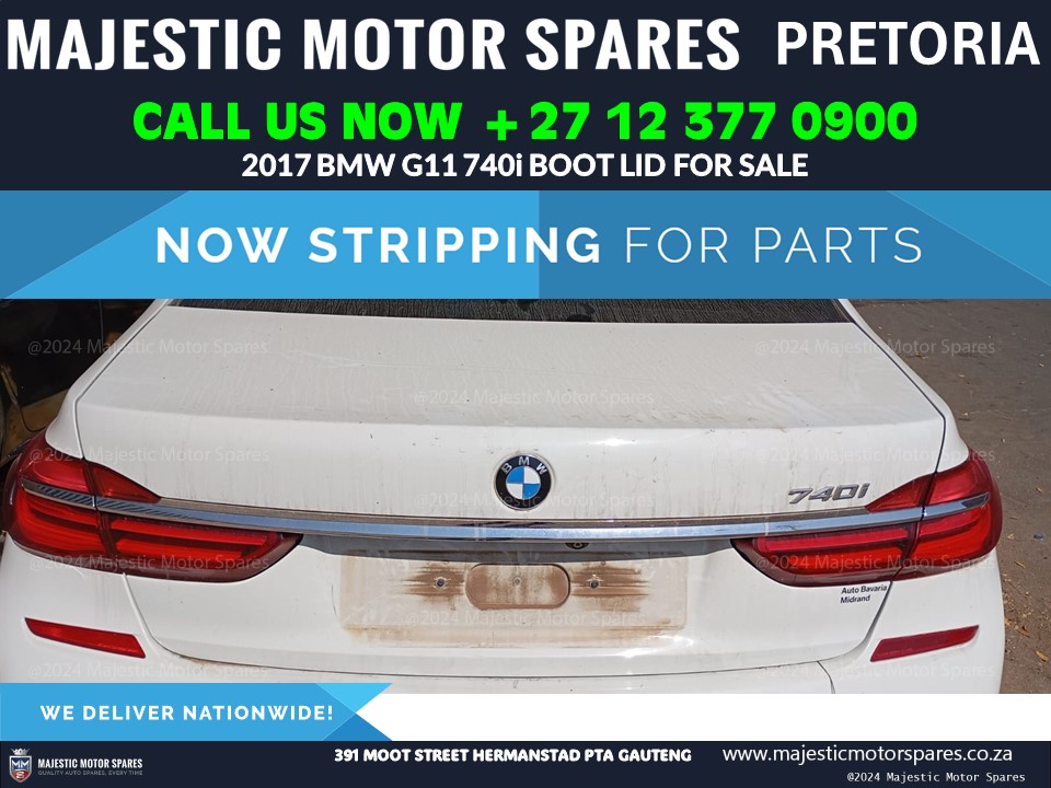 For Sale: White Boot Lid for BMW G11 740i - Used - Private Seller For Sale: White Boot Lid for BMW G11 740i - Used - Private Seller