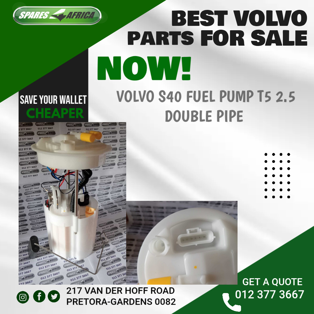 VOLVO S40 T5 2.5 FUEL PUMP (DOUBLE PIPE) - Private Seller VOLVO S40 T5 2.5 FUEL PUMP (DOUBLE PIPE) - Private Seller