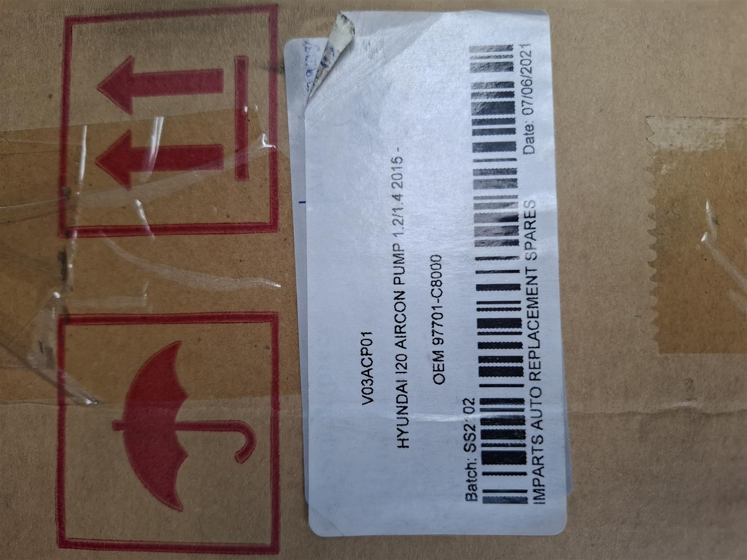 HYUNDAI i20 AIRCON PUMP - Private Seller