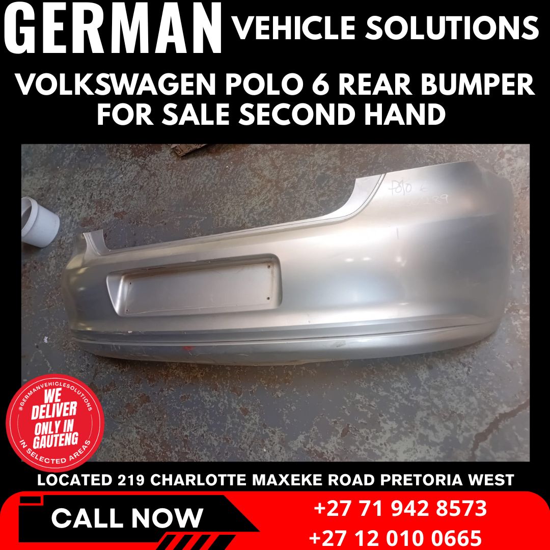 Volkswagen polo 6 rear bumper for sale second hand - Private Seller Volkswagen polo 6 rear bumper for sale second hand - Private Seller