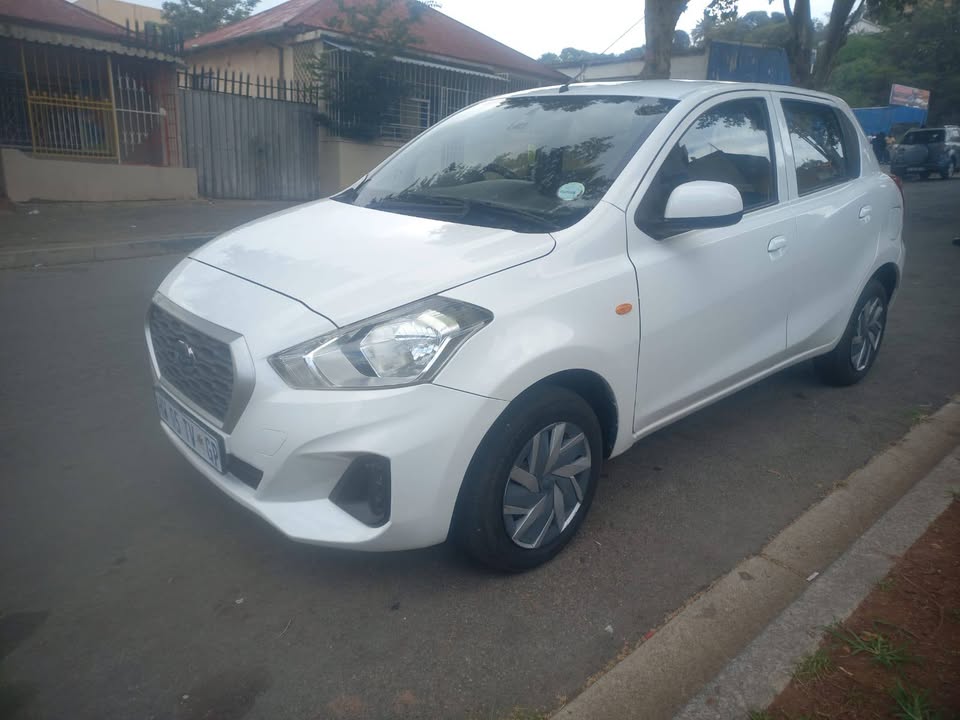 Datsun Go 1.2 petrol, 2019 Model, Manual, white color, mileage Spare key.