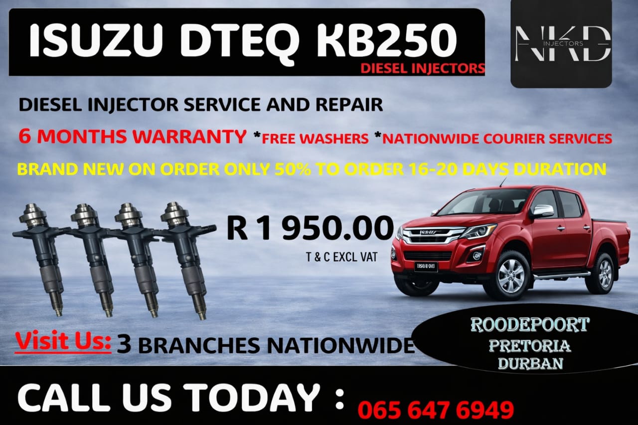 ISUZU KB20 DTEQ DIESEL INJECTORS - Private Seller ISUZU KB20 DTEQ DIESEL INJECTORS - Private Seller