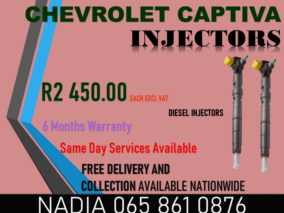 CHEVROLET CAPTIVA DIESEL INJECTORS RECONDITIONED - Private Seller CHEVROLET CAPTIVA DIESEL INJECTORS RECONDITIONED - Private Seller