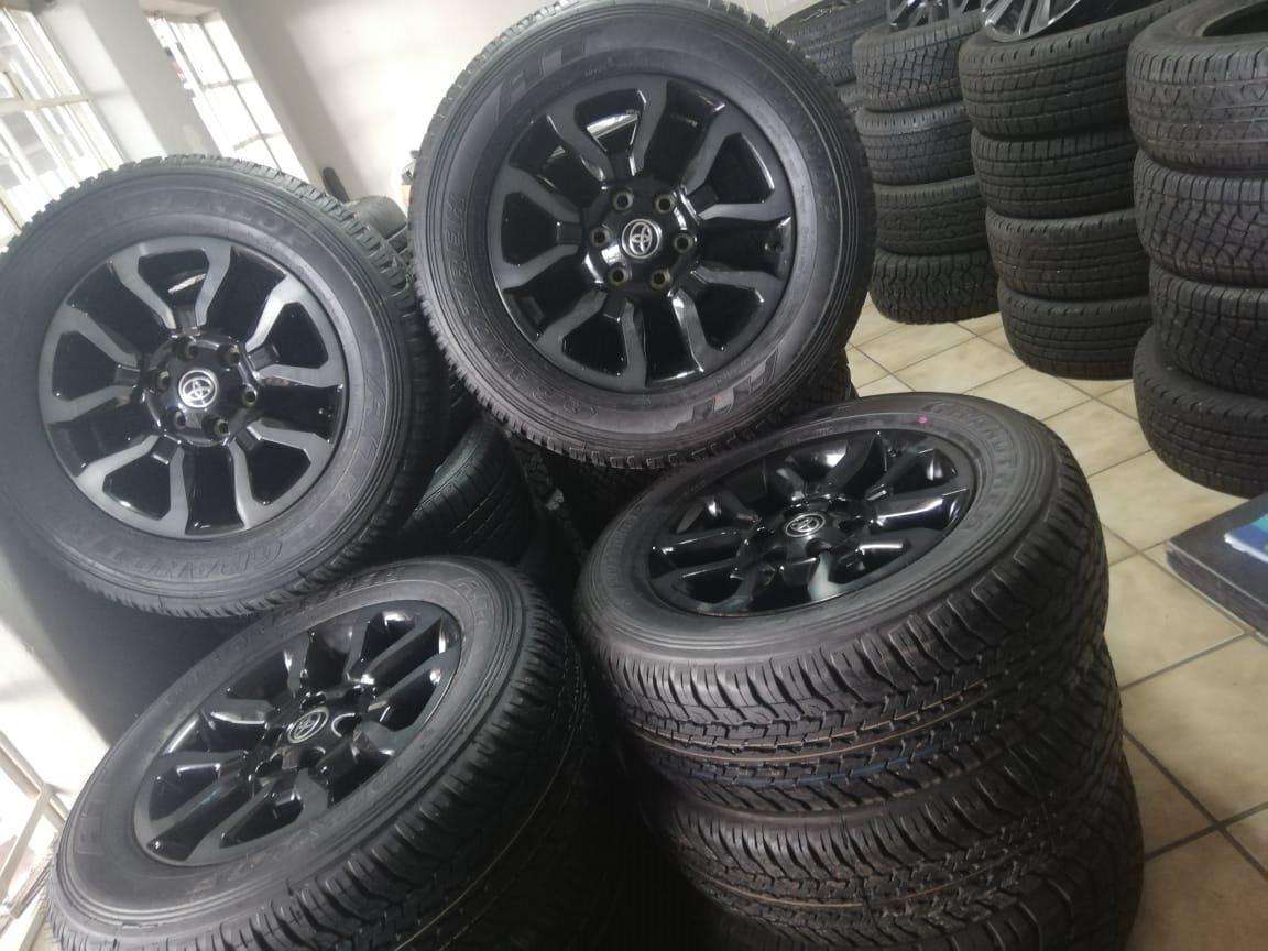 18" Toyota Legend 50 Rs original mags with brand new 265/60/18 Dunlop Grandtrek - Private Seller 18" Toyota Legend 50 Rs original mags with brand new 265/60/18 Dunlop Grandtrek - Private Seller