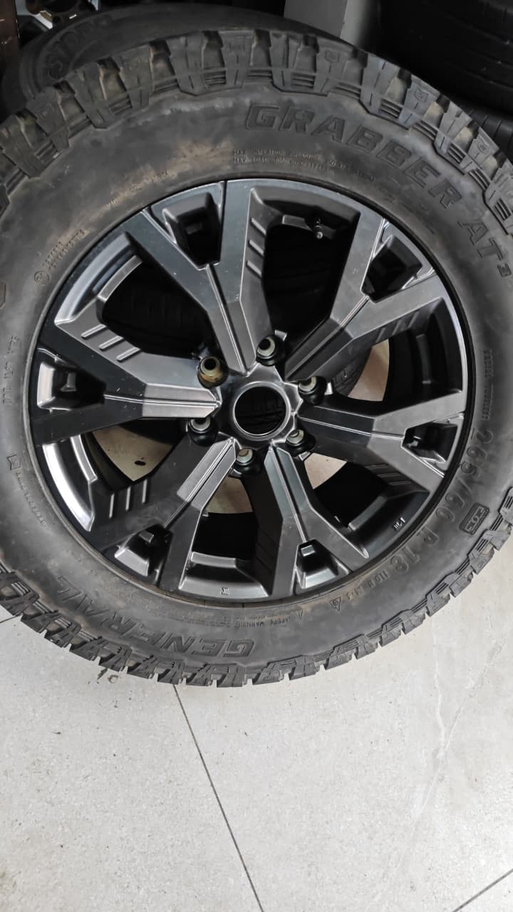 18inch Isuzu V-Cross OEM mag with used 265/60/18 tyre to use for spare wheel - Private Seller 18inch Isuzu V-Cross OEM mag with used 265/60/18 tyre to use for spare wheel - Private Seller