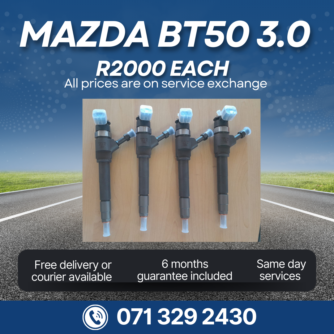 MAZDA BT50 3.0 DIESEL INJECTORS FOR SALE WITH WARRANTY - Private Seller MAZDA BT50 3.0 DIESEL INJECTORS FOR SALE WITH WARRANTY - Private Seller