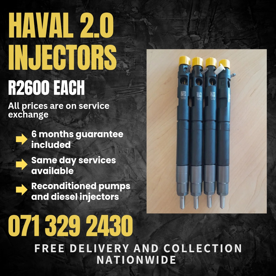 HAVAL 2.0 INJECTORS FOR SALE WITH WARRANTY - Private Seller HAVAL 2.0 INJECTORS FOR SALE WITH WARRANTY - Private Seller